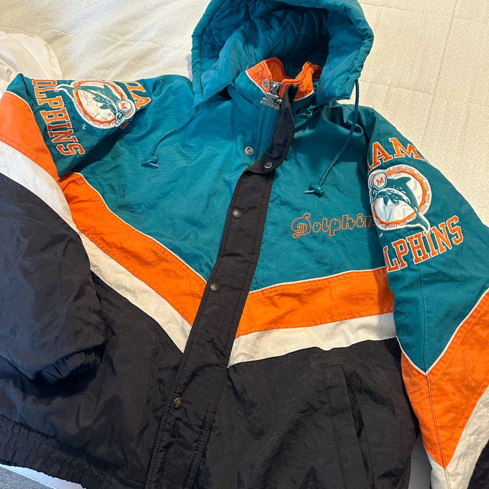 Vintage Miami dolphins starter jacket/coat NFL